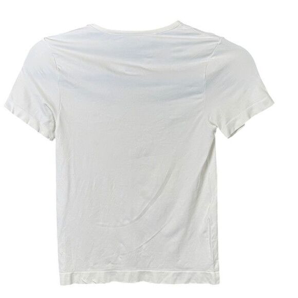 SKIMS Soft Smoothing Fits Everybody White Crew Neck Short Sleeve Tee Size Medium - Picture 3 of 7